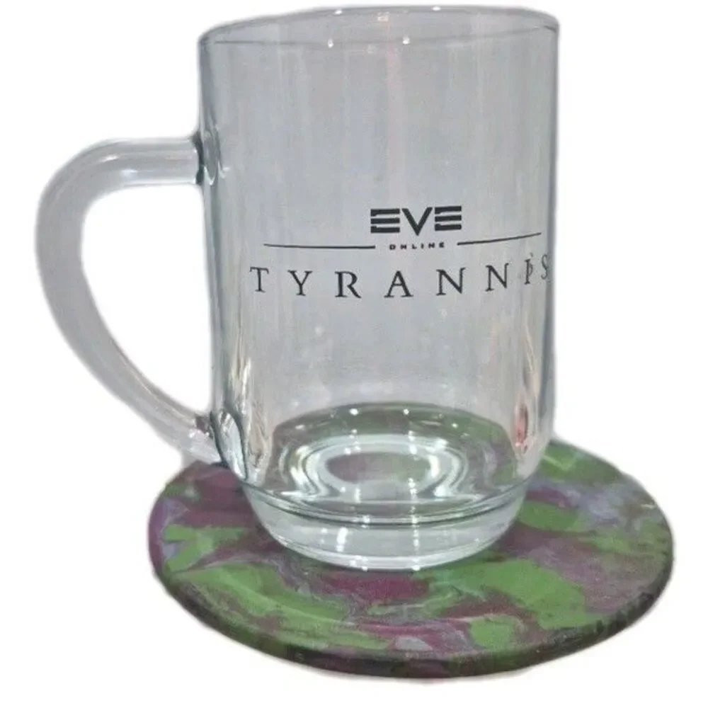 EVE ONLINE MMO Vintage Clear Glass Pint Mug Beer Collectible